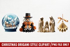 Christmas Origami Style Sublimation Product Image 1