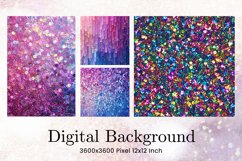 rainbow glitter Background Wallpaper Sparkles Digital Paper7 Product Image 1