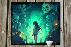Mystic Halloween | 10 Skinny tumbler sublimation designs Product Image 7