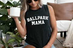 Ballpark Mama SVG, Baseball Mom SVG, Baseball Life SVG Product Image 2