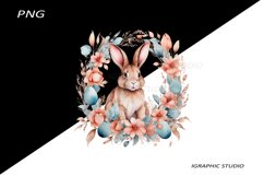 Easter Clipart, Easter Egg Clipart, Easter Bunny Png Product Image 1