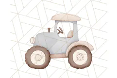 Kid’s Toy Clipart, Nursery Decor Png, Trucks, Rockets, Cars Product Image 3