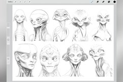 50 Procreate Reptiloids Stamp Brushes Product Image 2