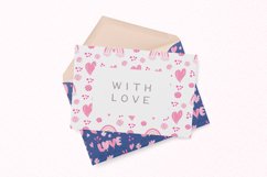 Love Bundle. Holiday Patterns, Cards, Heart Clipart Product Image 8