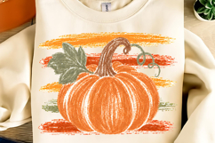 Preppy Fall Pumpkin Halloween Autumn PNG, Halloween Pumpkin Product Image 2
