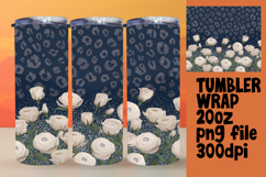 TRENDY 20oz Tumbler Design for DIY , Leopard Print Product Image 1