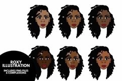 Roxy with Dreadlocs illustration Design Product Image 1