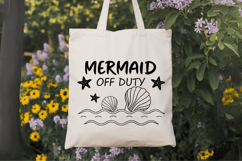 Mermaid off duty SVG Design, Mermaid SVG Design Product Image 6