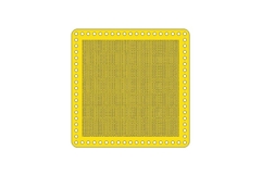 Digital file plywood embroidery basket base 12 inch square Product Image 7