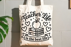 Teacher Life Is The Best Life Svg, Back To School Svg. Product Image 8