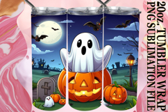 Radiant spirits 20oz tumbler wrap, Ghost Product Image 1