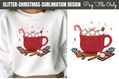 Glitter Christmas Sublimation Designs Clipart Product Image 1