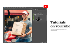 Restaurant Delivery Paper Bag Mockup Product Image 7