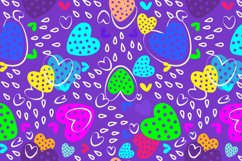 Love hearts seamless patterns pack Product Image 7