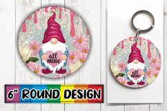 Radiant Car Coaster Circle PNG, Valentines Product Image 1