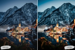 10 Christmas Magic Hour Mobile Lightroom Presets Product Image 5