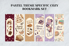 Pastel Theme Specific Cozy Bookmark Set,Elegant Stationery Product Image 7