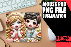 Playful Mouse Pad Designs for Gifts, 3D Characters Product Image 1