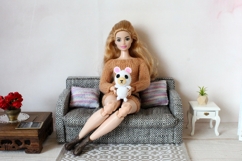Crochet teddy bear tutorial amigurumi toy pattern how to Product Image 7