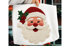 Yarn Santa Png Crochet Yarn Christmas, Santa Faux Yarn PNG Product Image 2