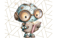 Robot Clipart, Soft Realistic Full Body Robot PNG Images Product Image 3