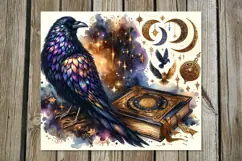 Mystic crow | 4 Skinny tumbler sublimation designs Product Image 3
