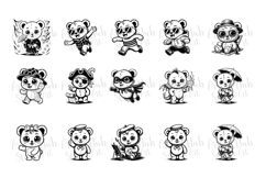 Kawaii Teddy Bear SVG Bundle Product Image 4