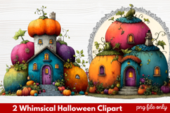 Whimsical Halloween Clipart ,Hand-Drawn Fall Holiday Product Image 1