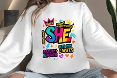 She is a queen png design for T-shirts Product Image 4