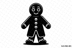 Christmas Gingerbread Svg | Christmas Svg | Svg Cut Files Product Image 1