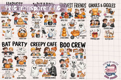 Halloween Cute Clipart Bundle Sublimation 47 PNG Product Image 3