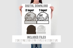 Personalized Owl SVG Laser Cut| Custom Clipart &amp; T-Shirt Product Image 7