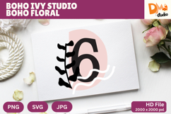 Boho Ivy Studio Boho Floral Monogram Product Image 1