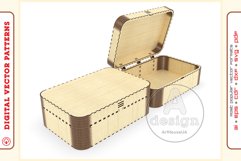 Box Organizer v22 - laser cut file - Glowforge ready SVG Product Image 7