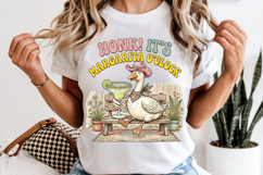 Margarita O'Clock PNG Funny Cowboy Goose Summer Sublimation Product Image 6