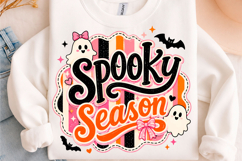 Preppy Spooky Season Ghost Halloween PNG Product Image 1
