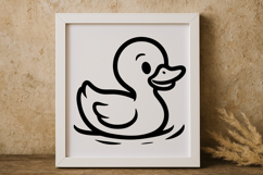 Cute Funny Duck SVG Product Image 1