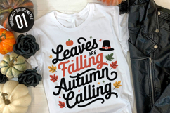 Leaves Are Falling Autumn - Autumn t-shirt Design Product Image 1