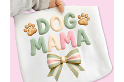 Mother's Day PNG, Crochet MAMA PNG, Faux Yarn Mama Bow PNG Product Image 5
