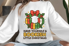 Bookish Christmas png design for T-shirts Product Image 4