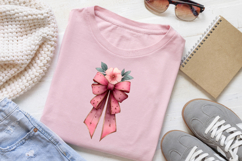 Pink Coquette Bows PNG Clipart Set Product Image 3