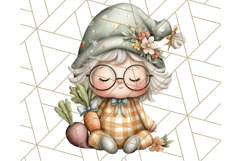 Fall Gnome Clipart PNG Cute Thanksgiving Gnomes Product Image 3