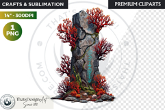 Deep Sea Fantasy Clipart PNG, Mermaid, ocean mythology Product Image 1