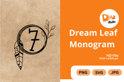 Dream Leaf Monogram Product Image 1