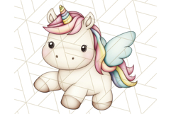 Fairy Tale Unicorn PNG Pastel Magic Clipart, Fantasy Rainbow Product Image 3