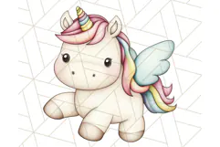 Fairy Tale Unicorn PNG Pastel Magic Clipart, Fantasy Rainbow Product Image 3