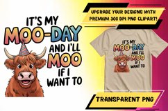 Trendy PNG Design for Tote Bag Projects , Funny Cow Product Image 1