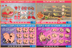Valentine&#039;s Day Laser Cut Mega Bundle|Love Day SVG|Gift Idea Product Image 2