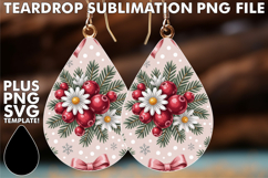 Trendy Teardrop Earrings Magic, Christmas Product Image 1