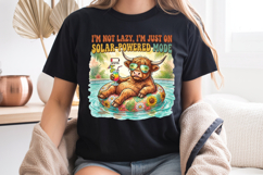 Funny Highland Cow PNG, Solar Powered Mode Sublimation Product Image 7